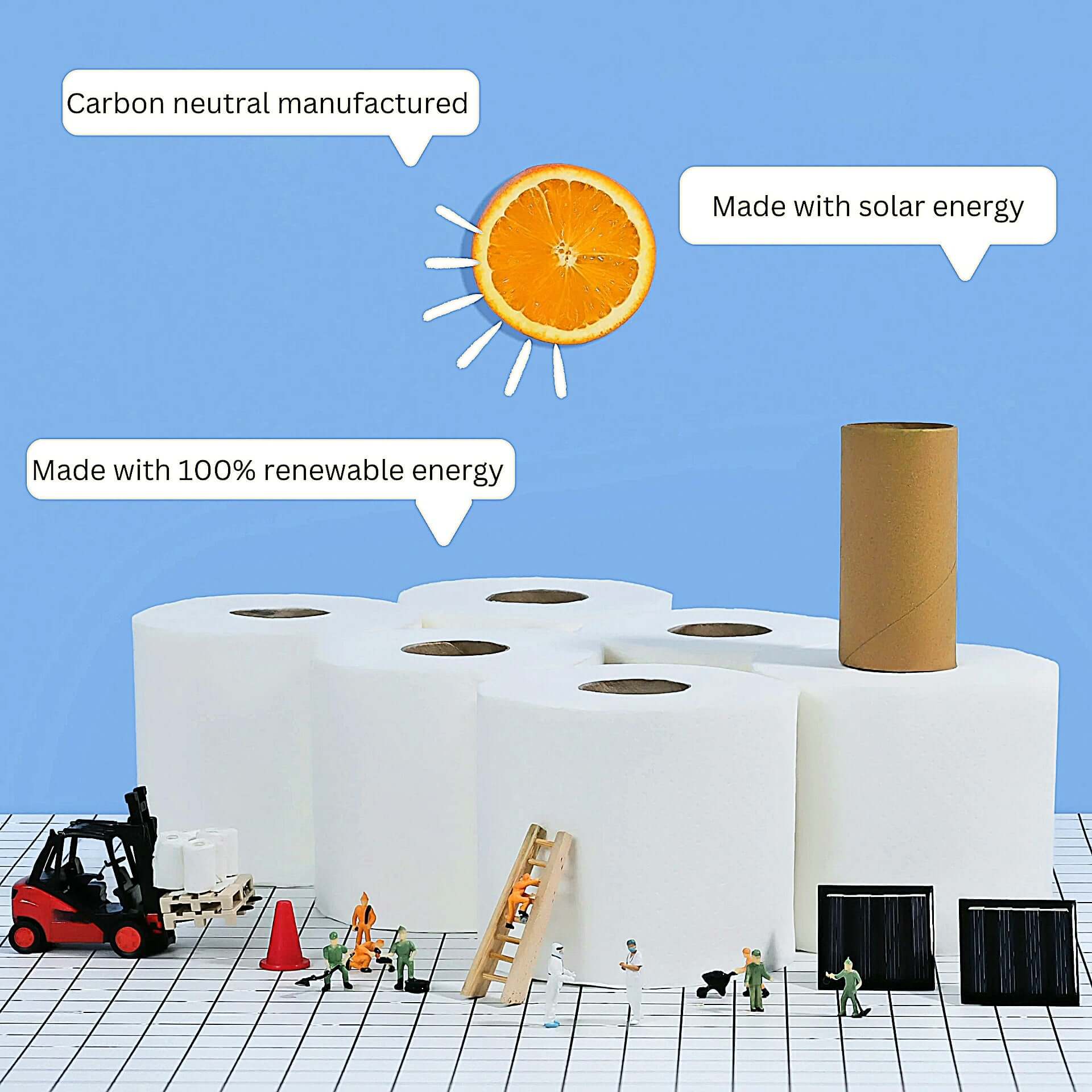 Uranus Wiper miniature eco toilet paper factory