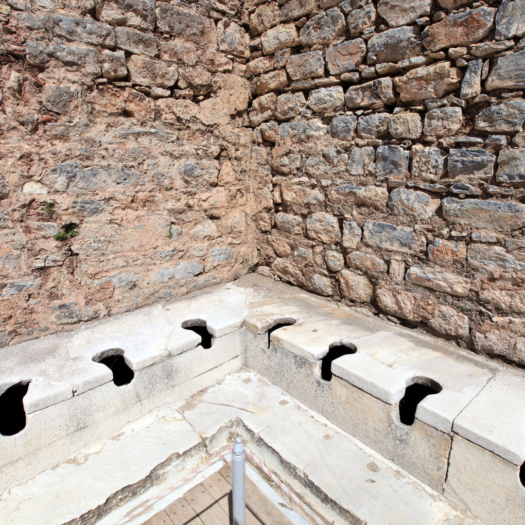 Toilet for ancient Romans