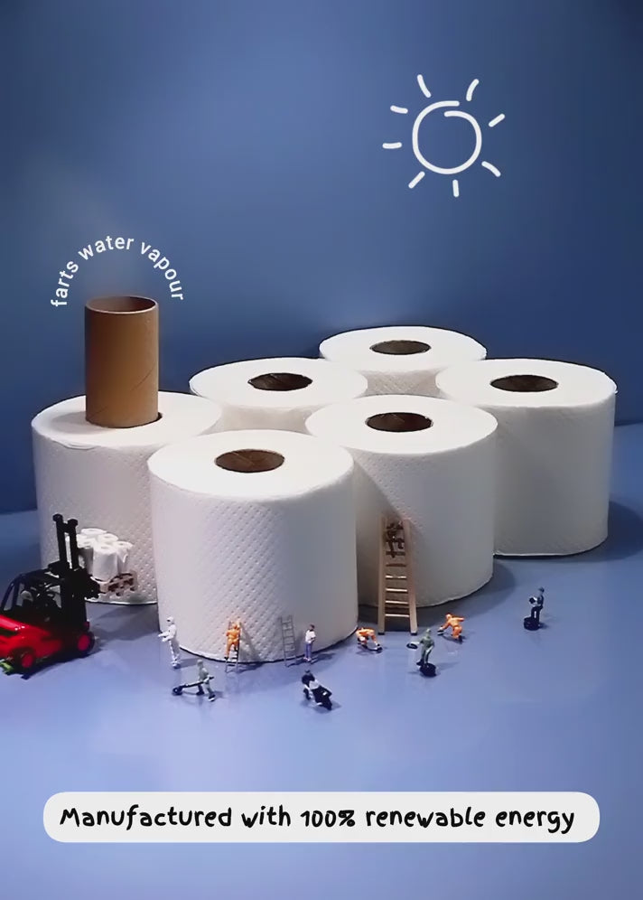 MINIATURE RENEWABLE TOILET PAPER FACTORY